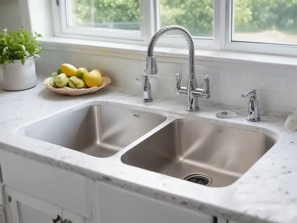 Keep Kitchen Sinks Sparkling with a DIY Sink Scrub