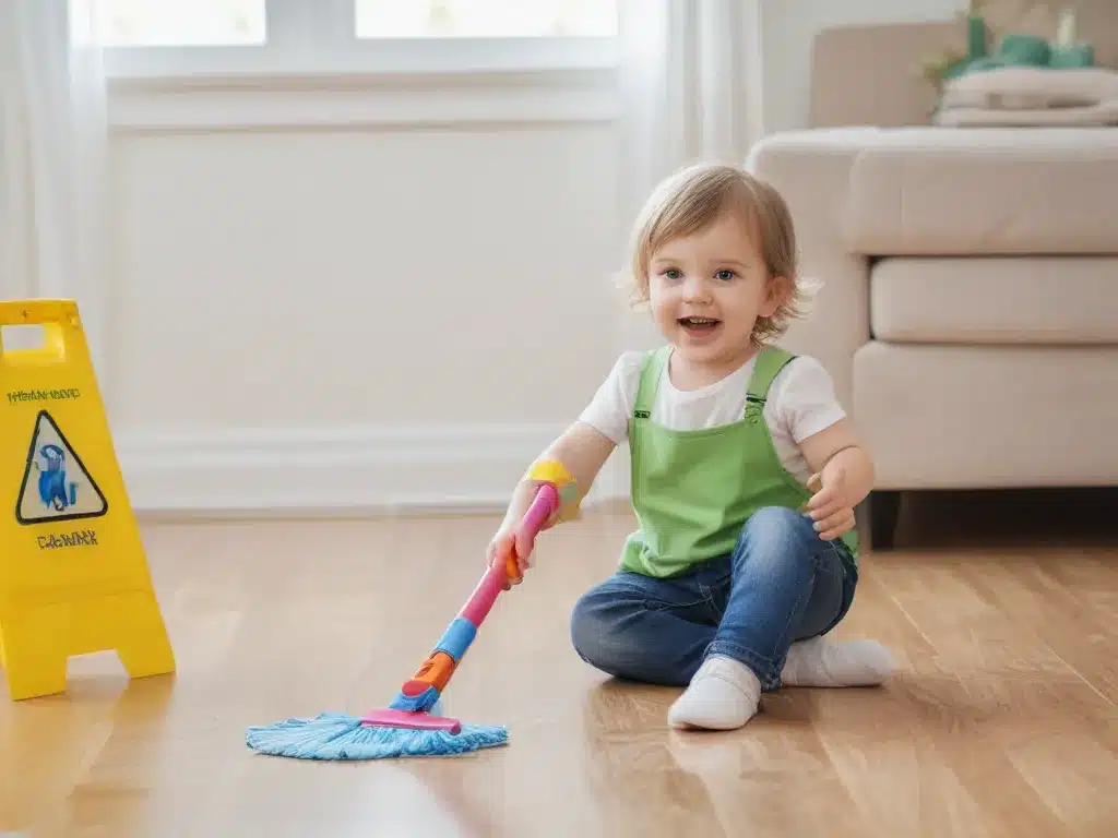 Keep Messes at Bay with These Childproof Cleaning Tricks