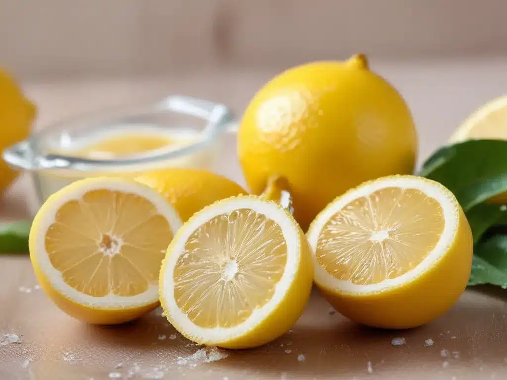 Lemon Juice and Salt – A Fruity Cleaning Combo