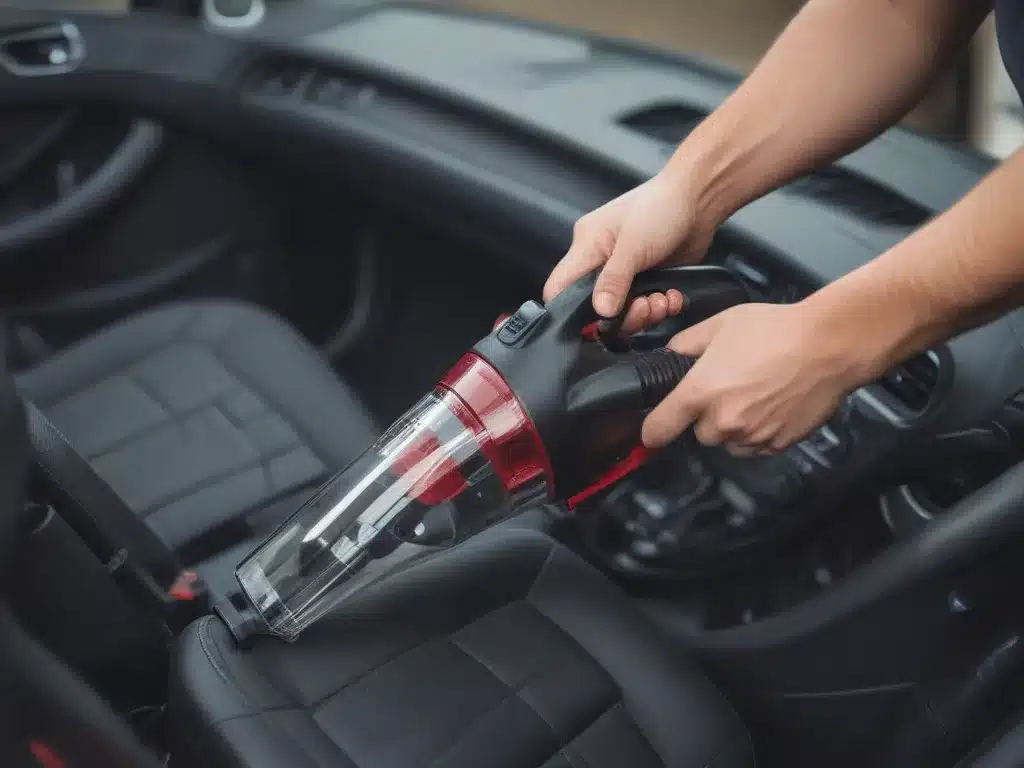 Make Car Detailing Easy with Handheld Vacuums