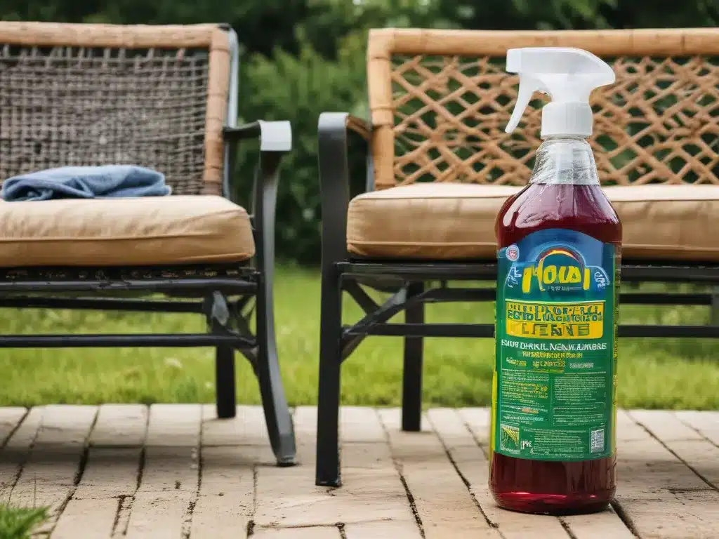 Make Outdoor Furniture Look New With Natural Cleaners