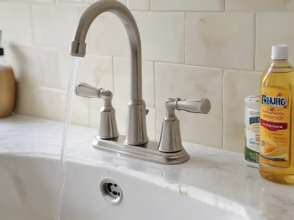 Make Your Faucets Shine Using Stuff Already In Your Pantry