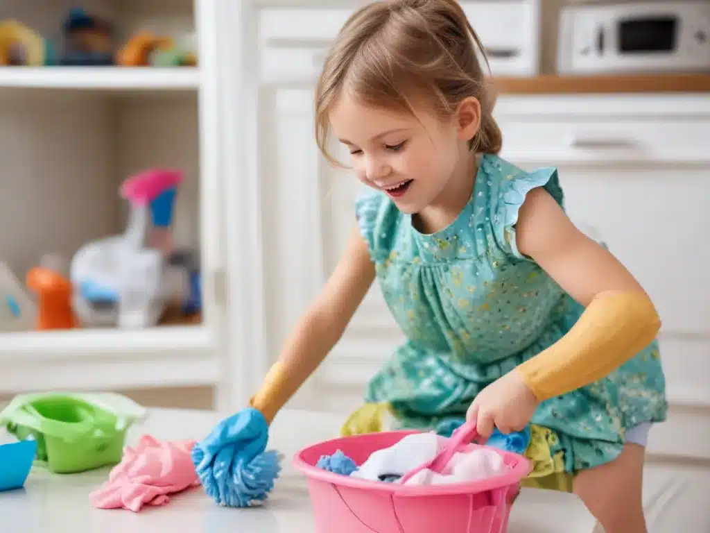 Make chores fun! Creative ways to get kids cleaning