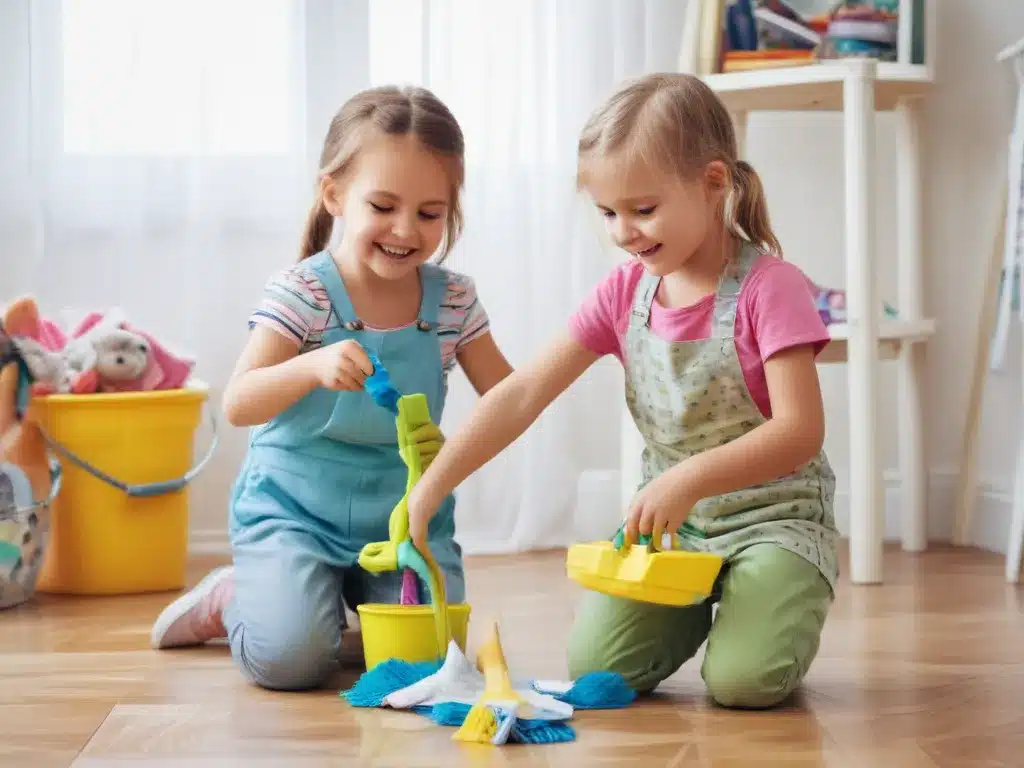 Make cleaning fun – creative ideas to get kids helping out