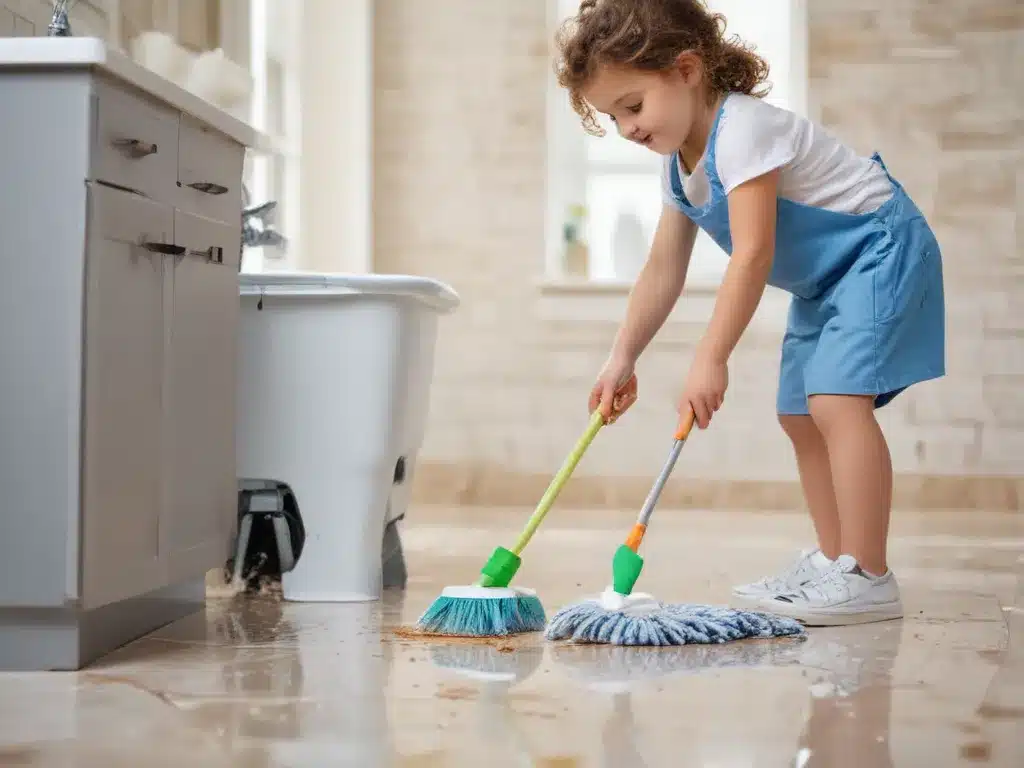 Mop, Scrub, And Shine While Keeping Kids Safe