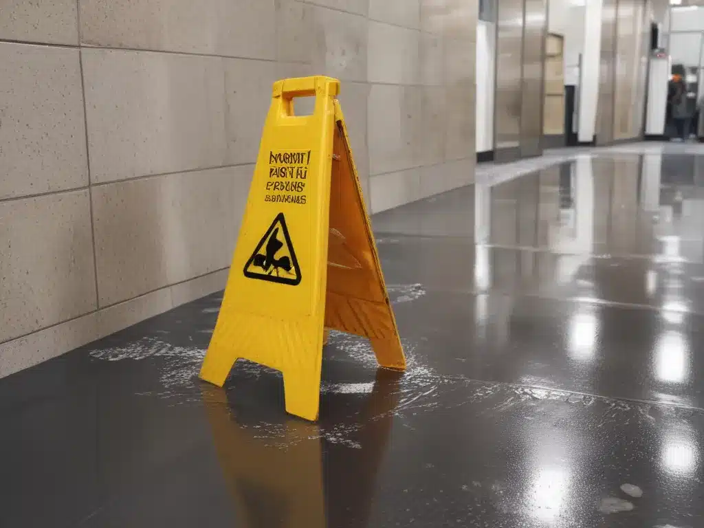 No Slip Ups! Preventing Falls on Wet Surfaces