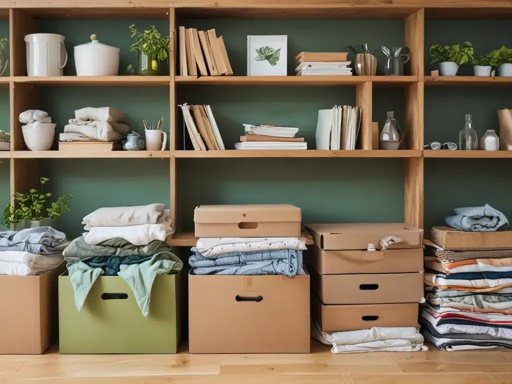 Organize for Sustainability: Declutter and Clean Green