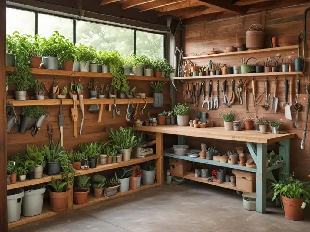 Organize the Garage for Gardening Season