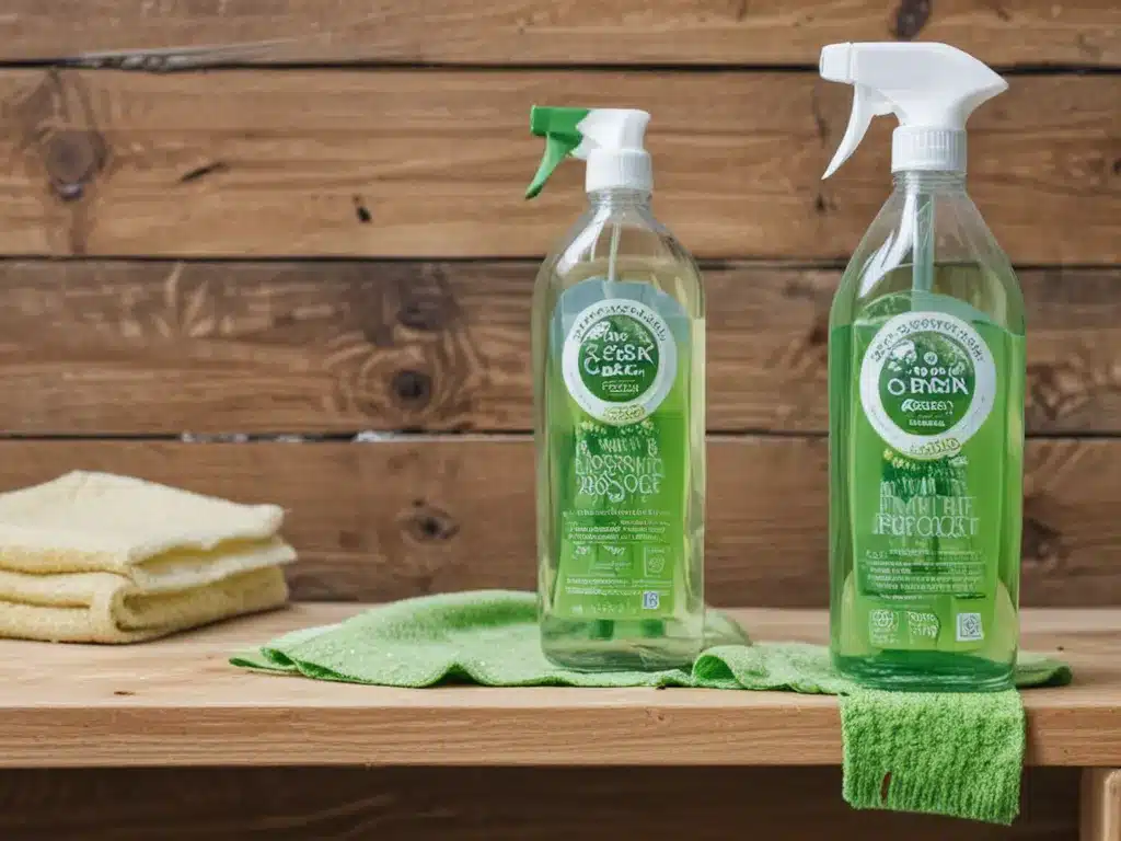 Out With the Old, In With the Green: Transitioning to Sustainable Cleaning Products Out With the Old, In With the Green: Transitioning to Sustainable Cleaning Products