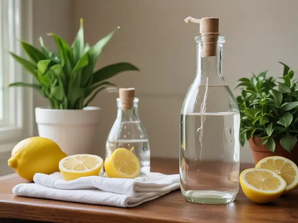 Plant Power: Using Vinegar, Baking Soda and Lemon for Natural Cleaning
