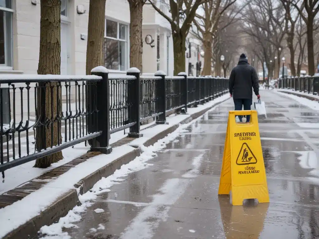 Preventing Icy Slips and Falls Outdoors