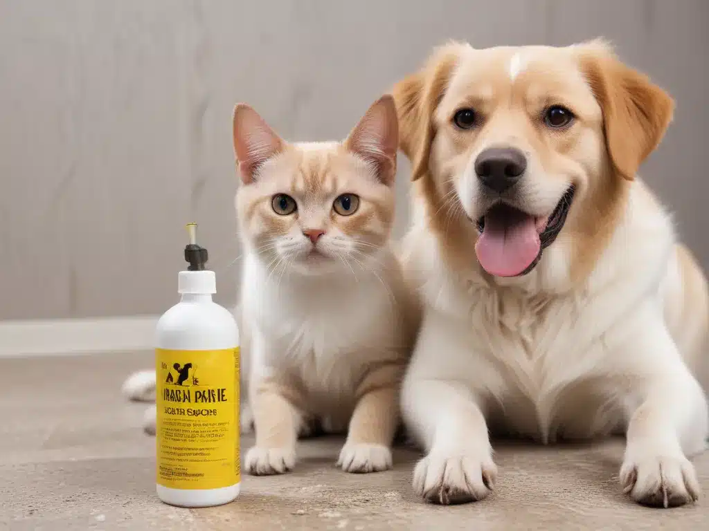 Professional Products To Neutralize Dog And Cat Urine Odors