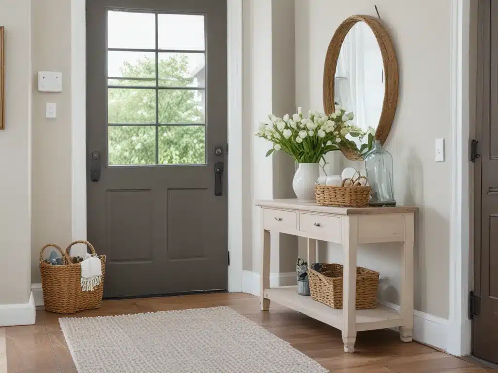 Ready for Company: Cleaning the Entryway for Spring Guests