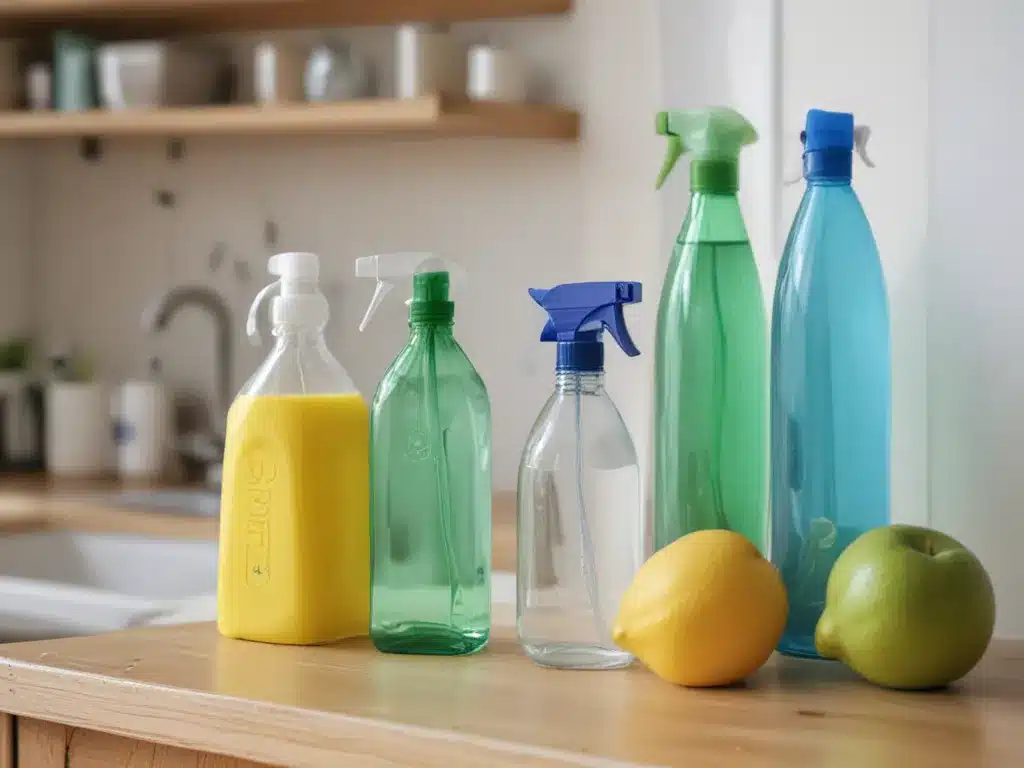 Refill and Reuse: Sustainable Cleaning Supplies