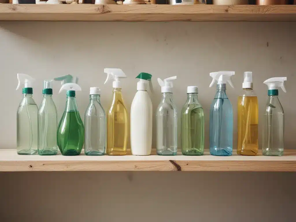 Refill and Reuse: Sustainable Ways to Buy Cleaning Products