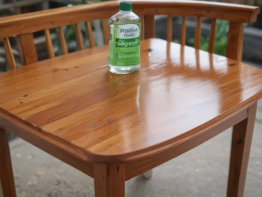 Refresh Wood Furniture With A Deep Polish And Clean