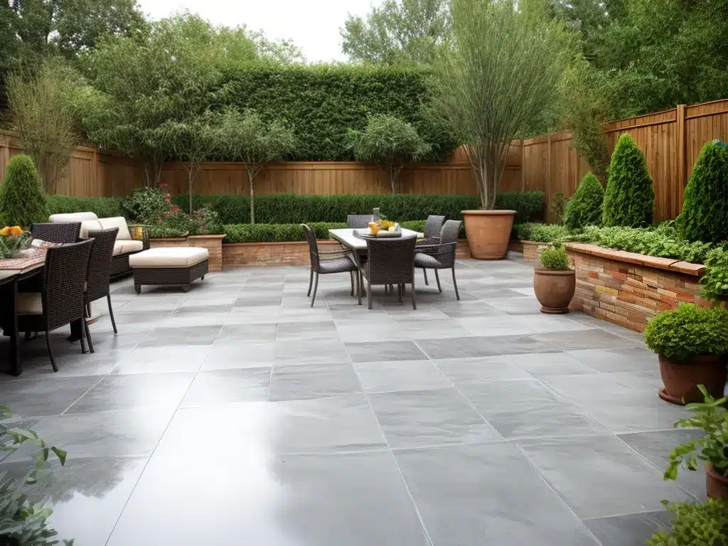 Refresh Your Garden by Cleaning Patios