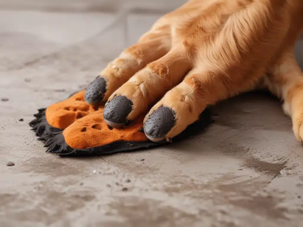Remove Muddy Paw Prints From Floors And Walls With Ease