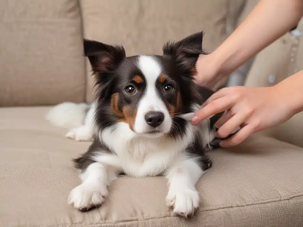 Remove Pet Hair from Upholstery Naturally