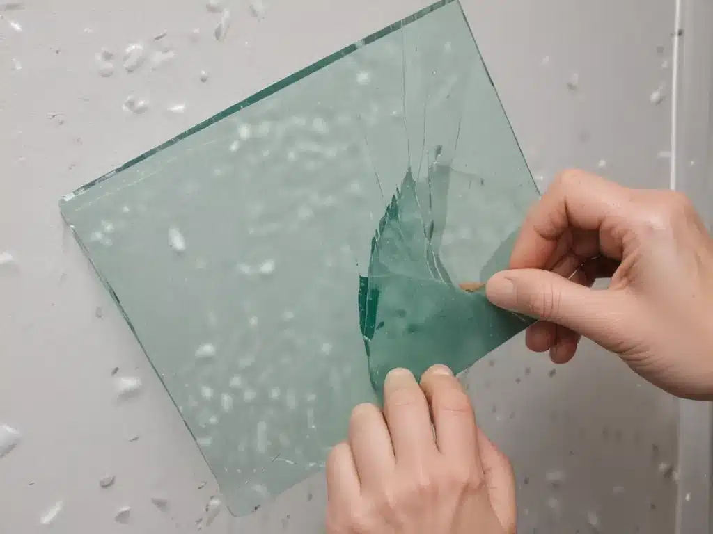 Removing Sharp Glass Shards Safely