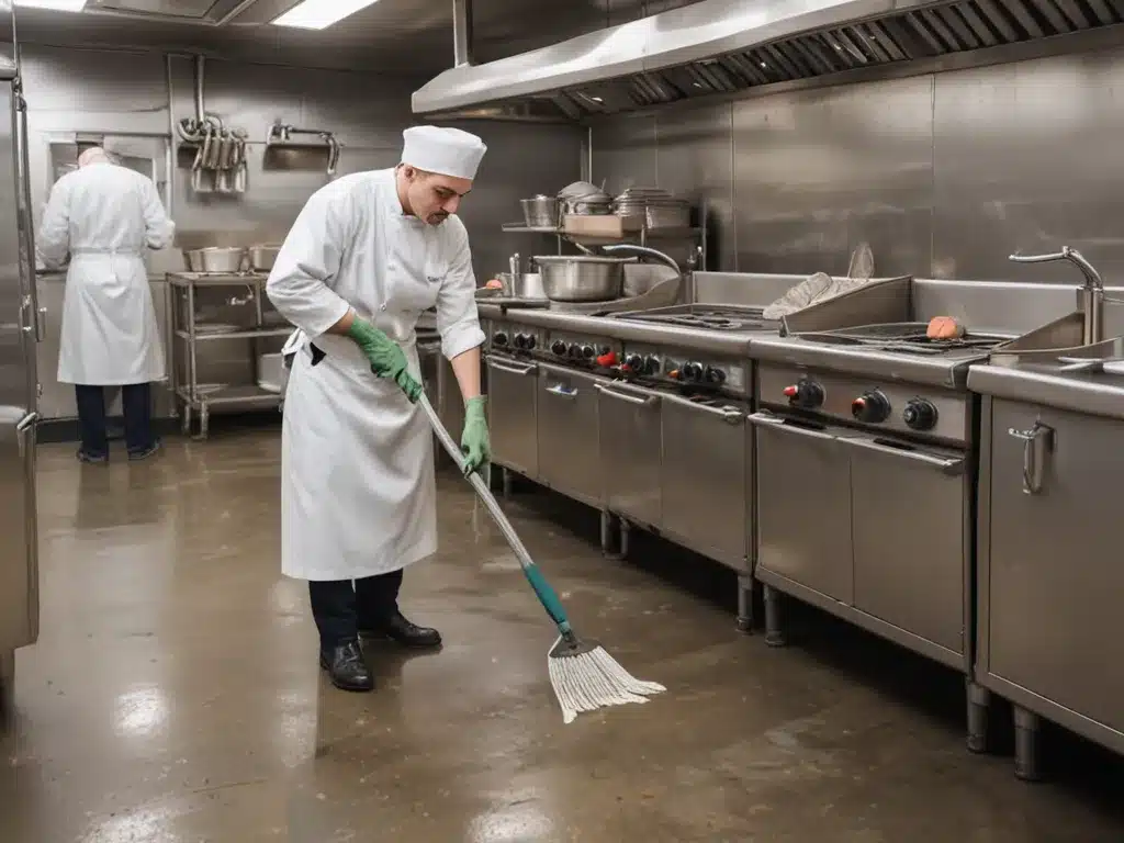 Restaurant Kitchen Cleaning Tips After a Sewage Backup
