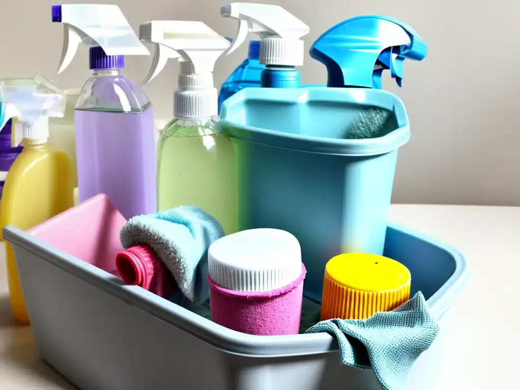 Reuse Containers for DIY Cleaning Supplies