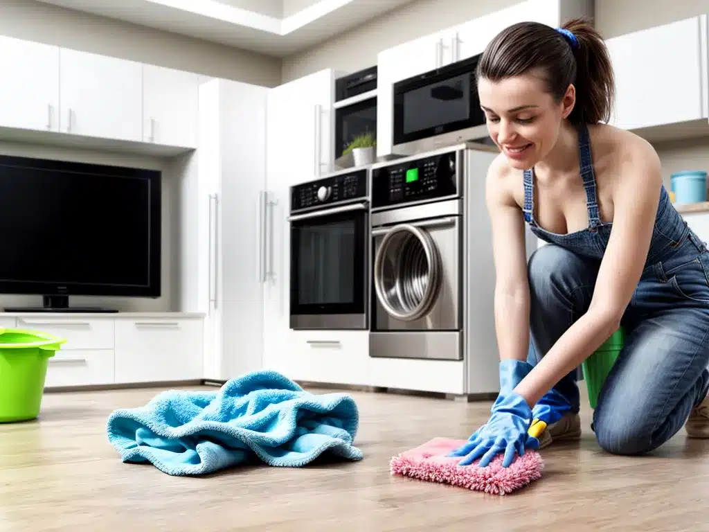 Safely Cleaning Electronics and Appliances for Spring