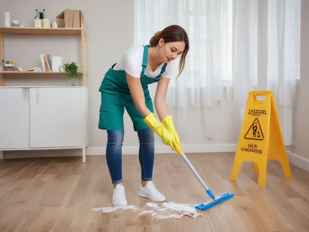 Safety First: Avoiding Accidents and Injuries When Cleaning