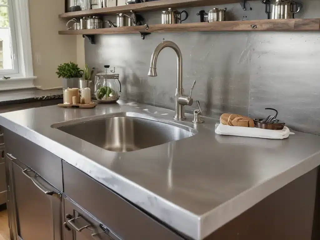 Shining Stainless Steel and Other Metals Around the Home