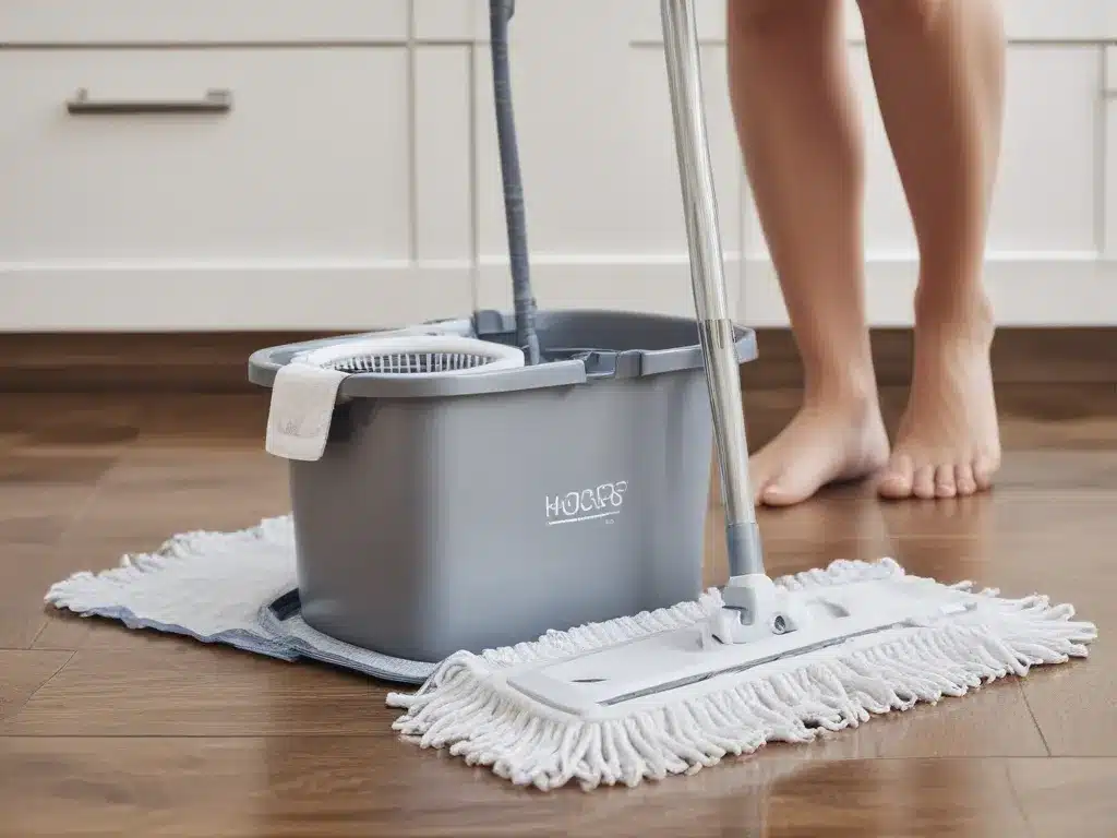 Skip the Mop Bucket – These Mops Clean Themselves