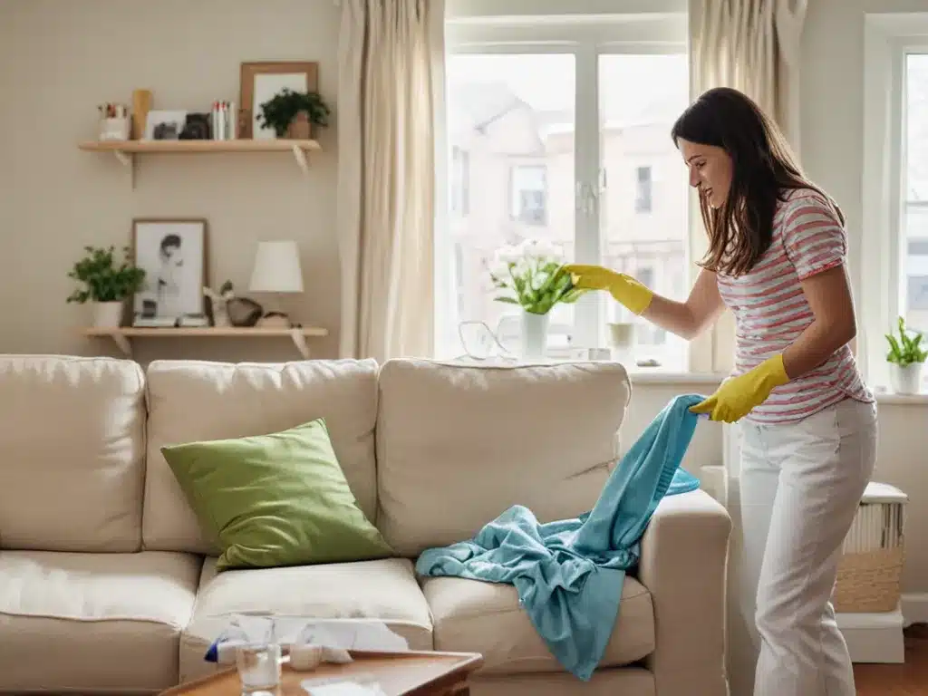 Spring Cleaning Your Living Room From Top to Bottom