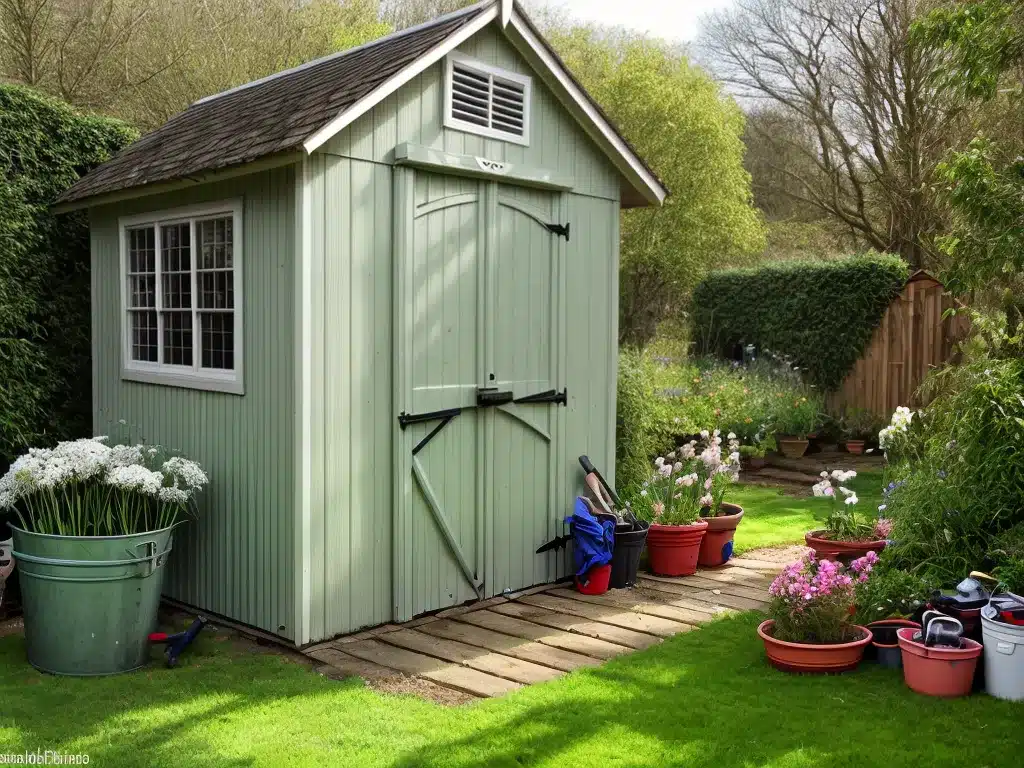 Spring Cleaning the Garden Shed