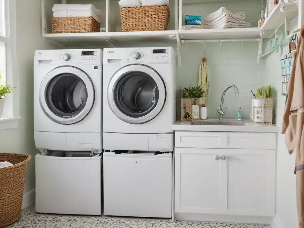 Spring Cleaning the Laundry Room from Top to Bottom