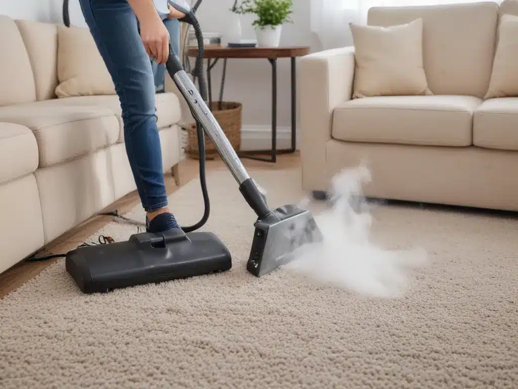 Steam Cleaning Furniture and Carpets for a Sanitized Home