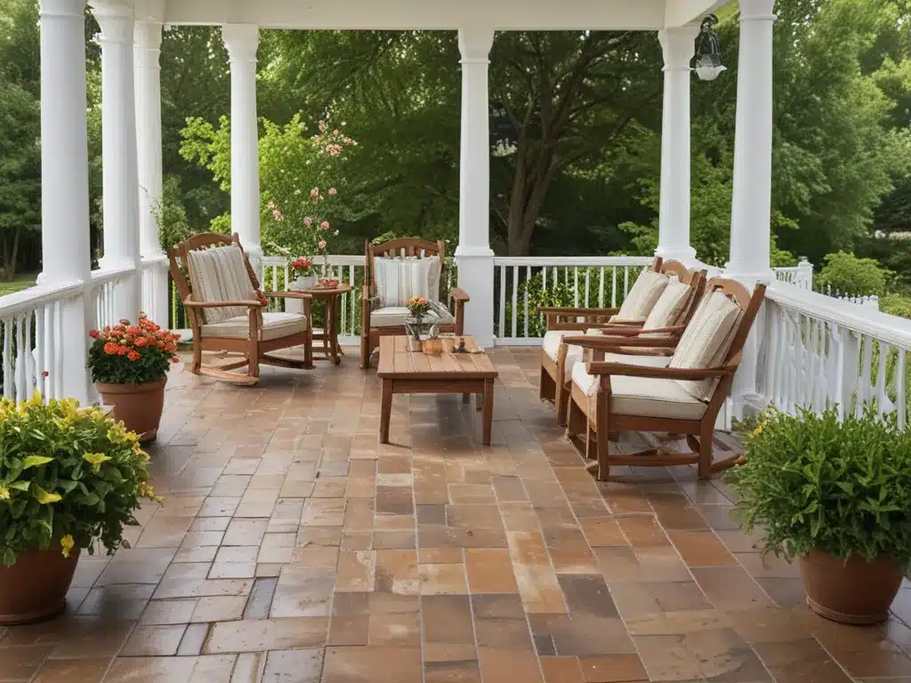Sweep Porches and Patios Clean
