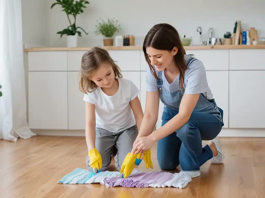 The Best Cleaning Schedule for Working Parents