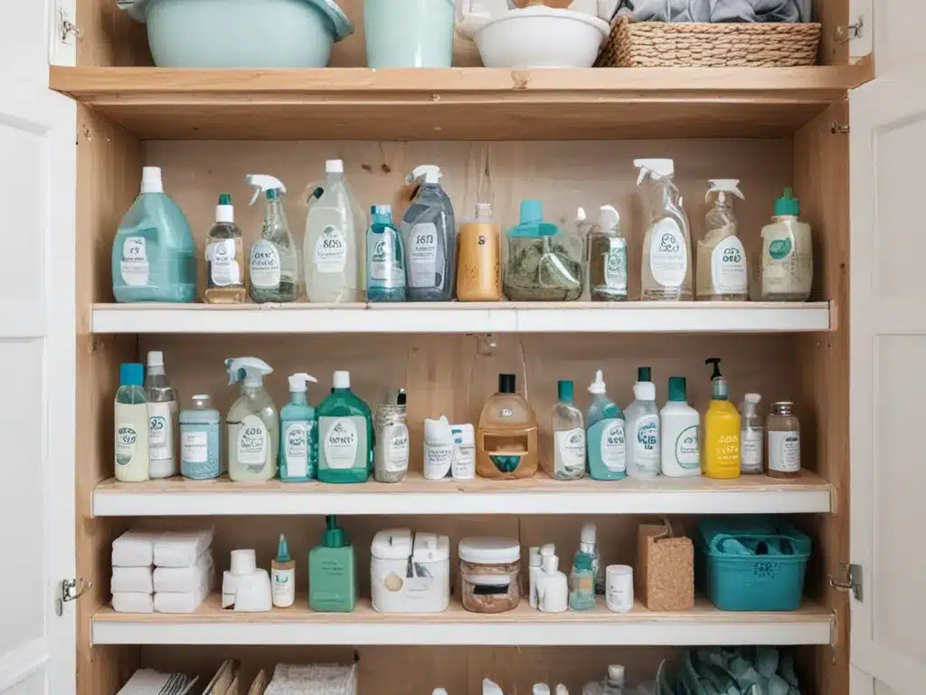 The Easiest Ways to Organise Your Cleaning Supplies