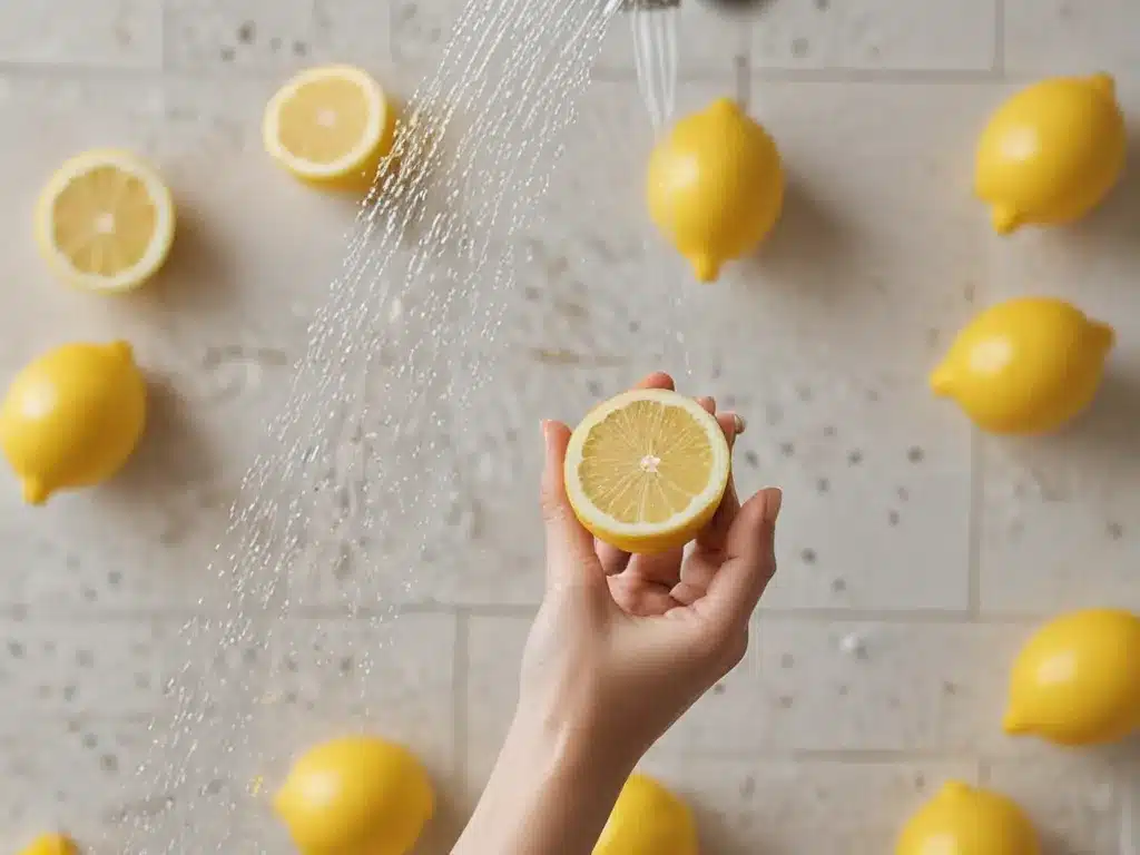 The Surprising Use for Lemon Juice in Your Shower