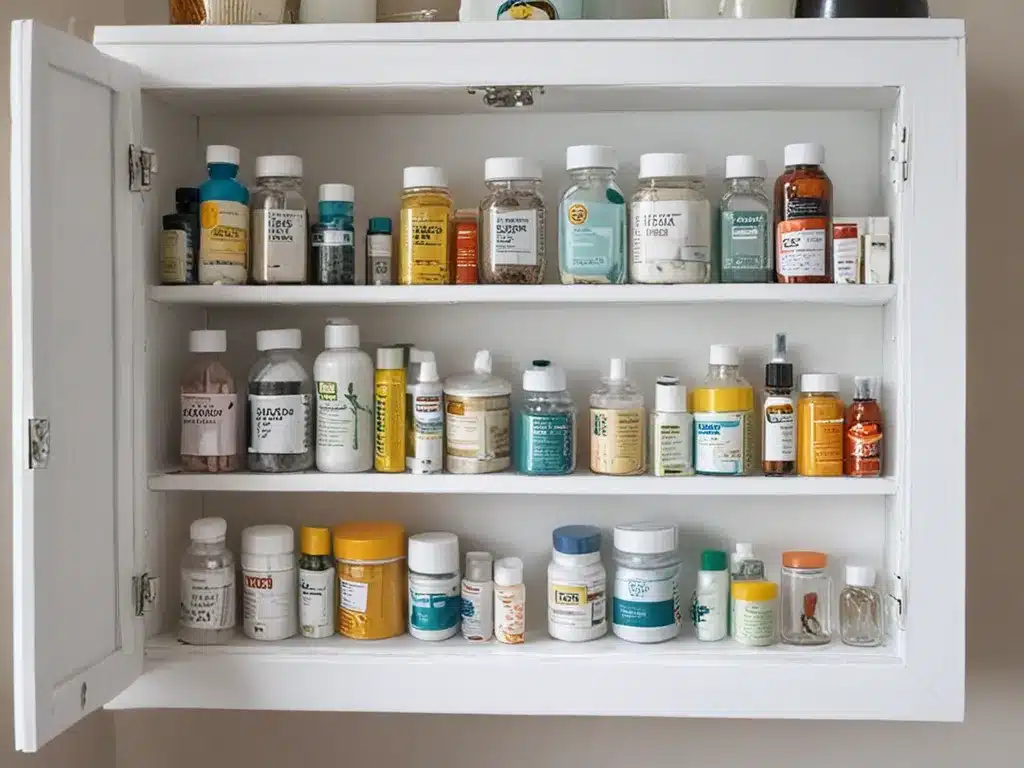 Tidy Up the Medicine Cabinet for a Clutter-Free Spring