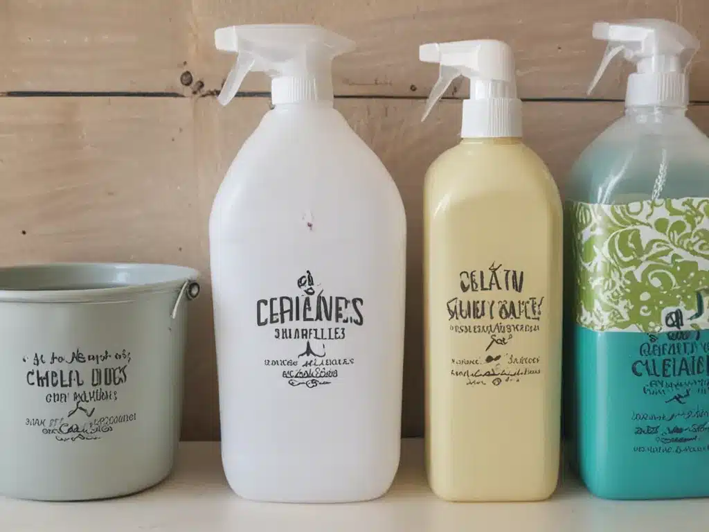 Trash to Treasure: Reusing Containers for DIY Cleaning Supplies