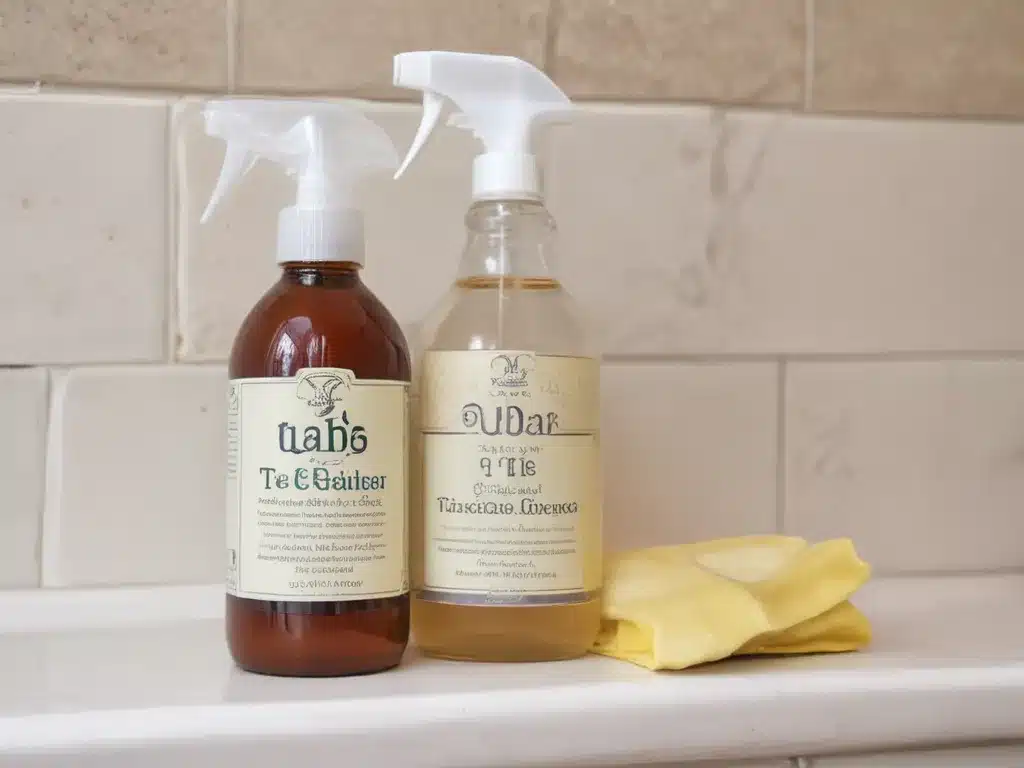 Tub and Tile Cleaner From Your Tea Cupboard