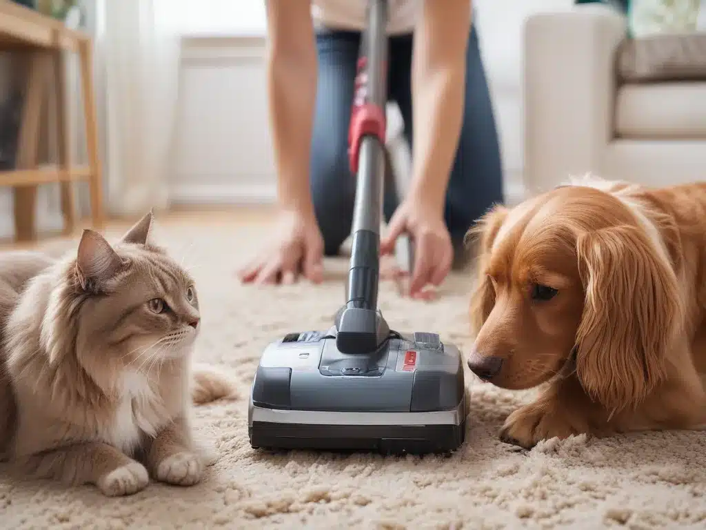 Vacuuming, Dusting And Tidying With Your Pets In Mind