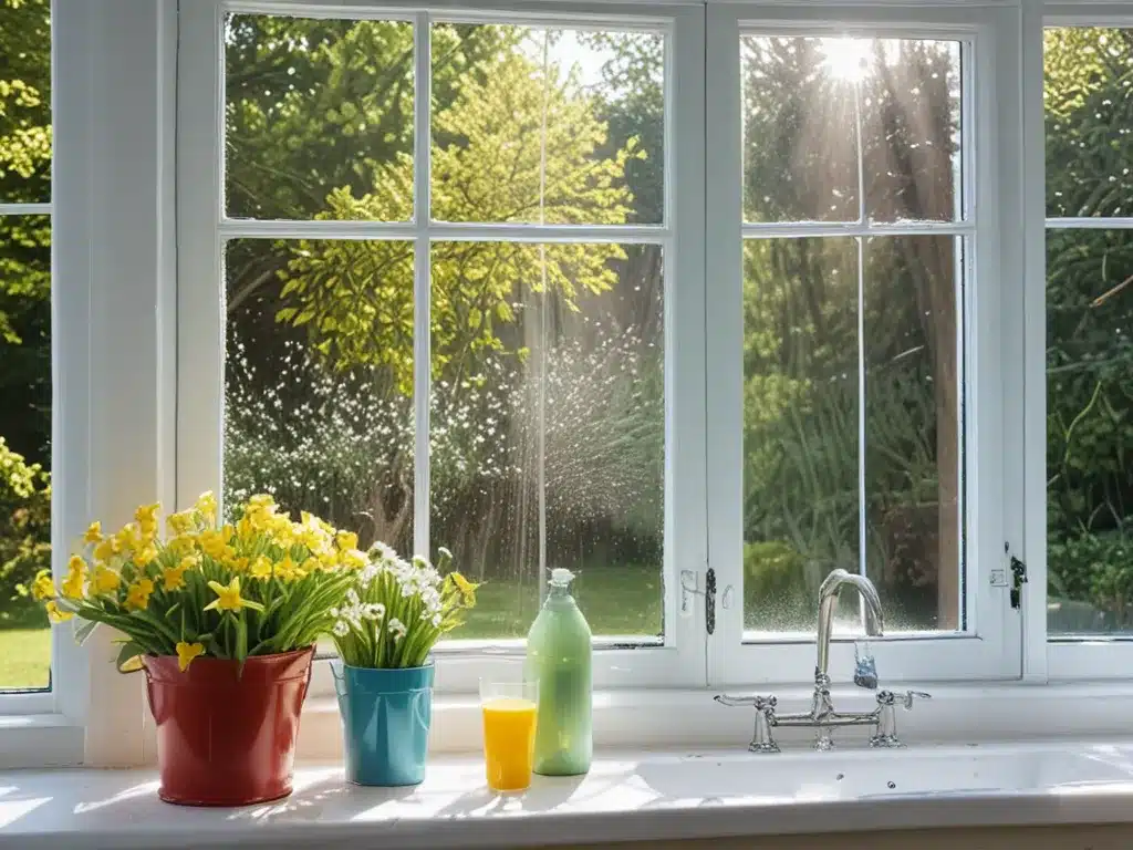 Washing Windows, Screens and Doors for a Sunny Spring Sparkle