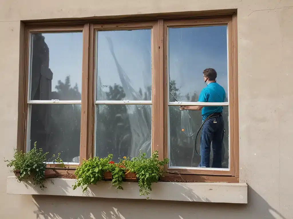 Waste-Free Window Washing