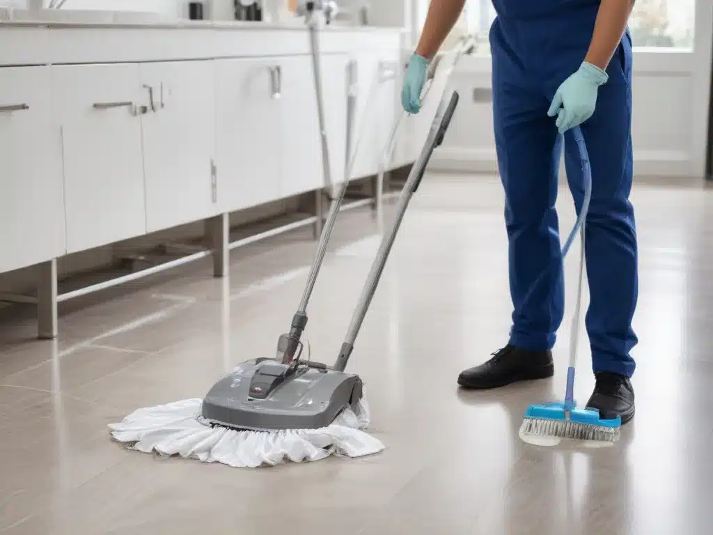 We Scrub, sweep And Sanitize With Care