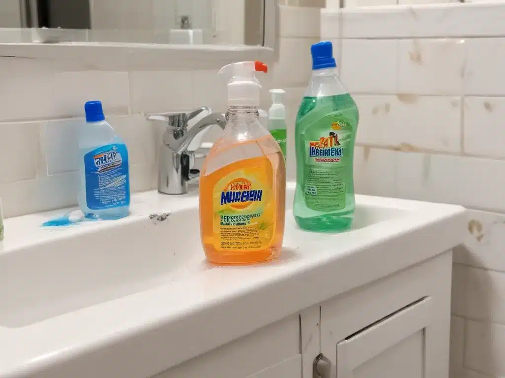 Zap Mildew In The Bathroom With Vinegar And Dawn Dish Soap