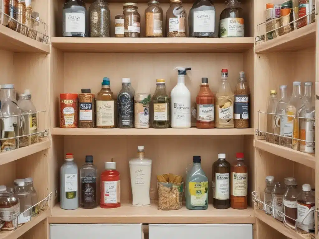 A Pantry Full of Safe, Multipurpose Cleaners