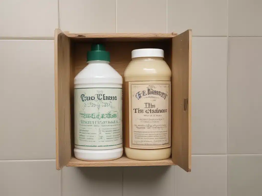 A Tea Cupboard Tub and Tile Cleaner