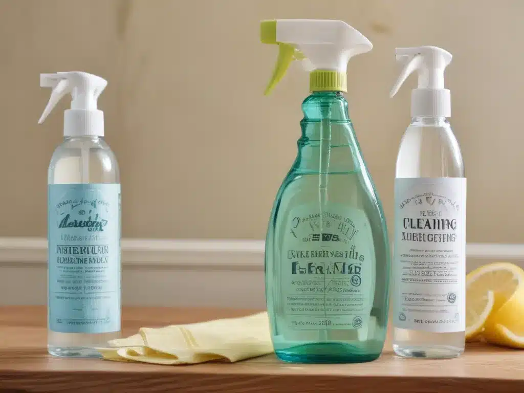 All-Natural Cleaning and Disinfecting