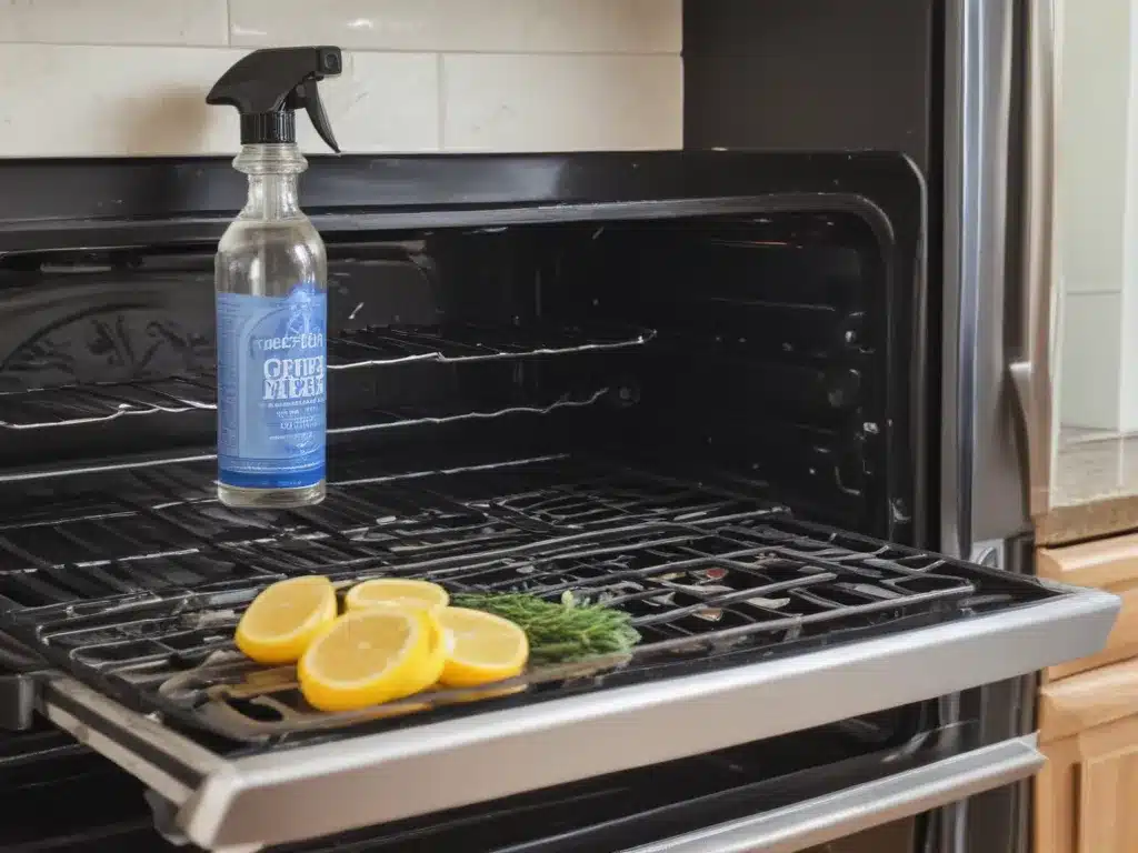 All-Natural Oven Cleaner Spray With Essential Oils